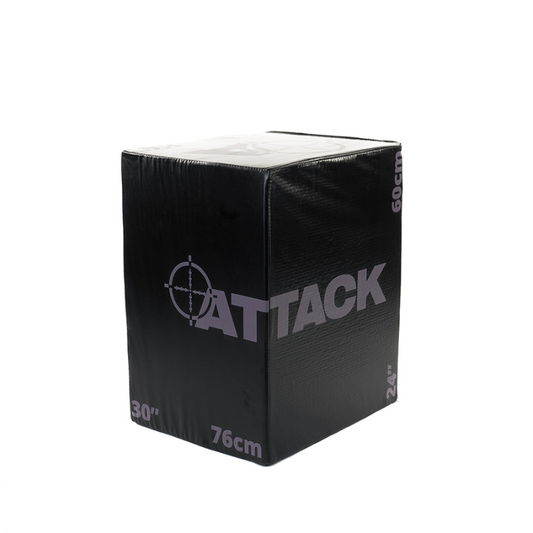 Black ATTACK Fitness Urban 3 In 1 Soft Plyo Box - Black