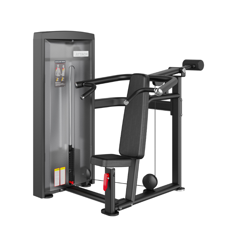 Dark Slate Gray ATTACK Strength Shoulder Press - Selectorised