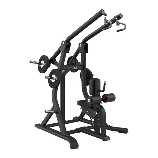Dark Slate Gray ATTACK Strength Universal Front Pulldown Machine - Plate Loaded