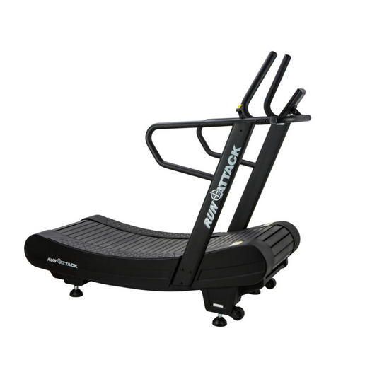 Dark Slate Gray ATTACK Fitness - Run Attack - Curved Treadmill Curved Treadmill,Curved Treadmill With Resistance