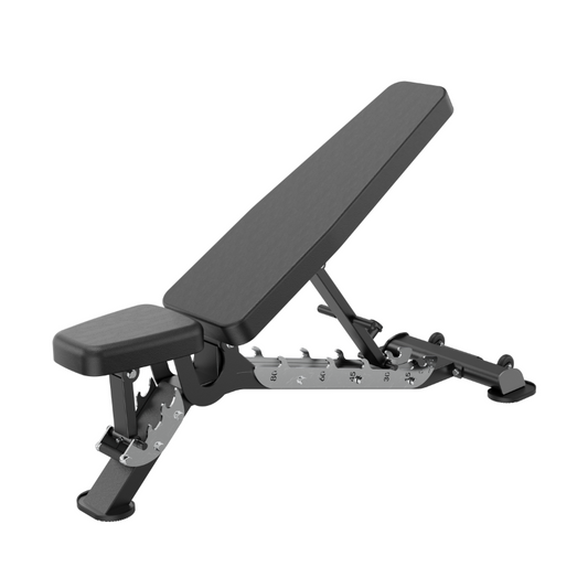 Dim Gray ATTACK Strength Adjustable Bench With Locking Bar (Two Options) Front & Back Locking Bar