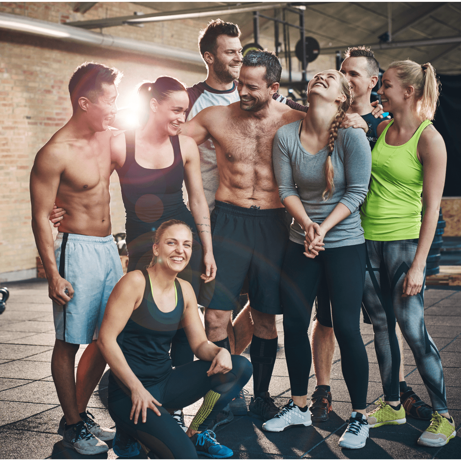 Feedback A2S Fitness - Group of Fit people laughing