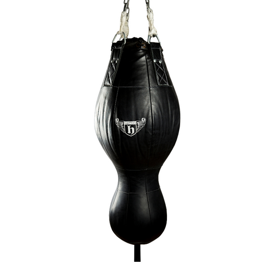 Black HATTON Boxing Heavy Duty 3 in 1 Triple Punch Bag - Leather/PU Leather,PU