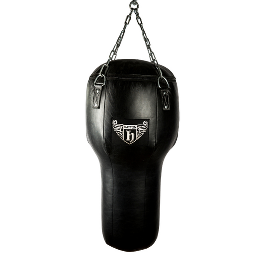 Black HATTON Boxing Uppercut Punching Bag - Leather/PU Leather,PU