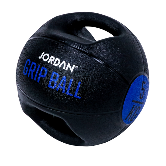 Black JORDAN Double Grip Medicine Ball (5 - 10kg) Individual Ball / 5kg Grip Ball