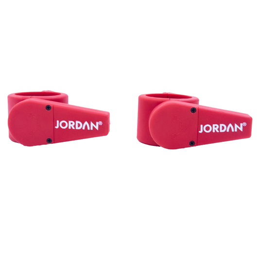 Maroon JORDAN Olympic Clamp Collar 50mm - Pair