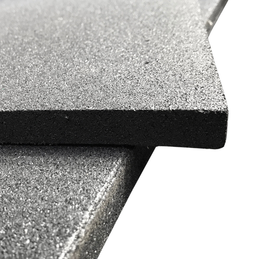Gray MYO Strength Rubber Black Tile [1000mm x 1000mm x 20mm]
