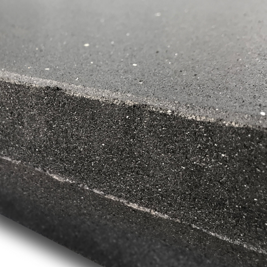 Dark Slate Gray MYO Strength Rubber Black Tile [1000mm x 1000mm x 40mm] - High Density Shock Absorbing