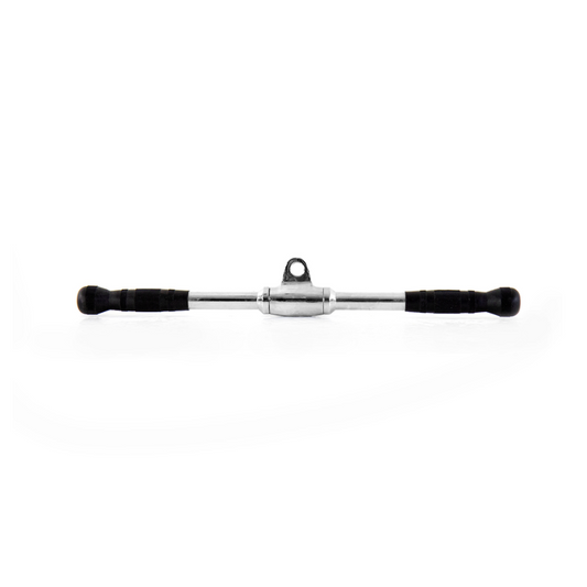 Lavender PULSE Fitness Club Line Straight Curl Bar - Chrome Plated with Moulded Handgrips