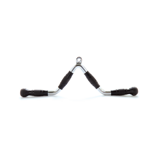 Lavender PULSE Fitness Club Line Tricep V Bar - Chrome Plated with Moulded Handgrips
