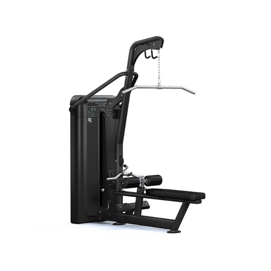 Dark Slate Gray PULSE Fitness Dual Use Lat. Pulldown / Long Pull with 86kg Weight Stack - Sand Black
