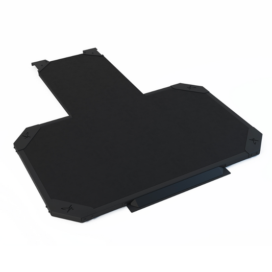 Dark Slate Gray PULSE Fitness Premium Half Rack Rubber Lifting Platform ONLY - Sand Black [2.4x1.5m]